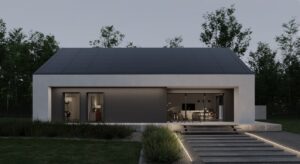 Oferuję działkę w miejscowości Czarnówko z projektem domu Nowoczesnej Stodoły DEX 106 Oferuję działkę w miejscowości Czarnówko z projektem domu Nowoczesnej Stodoły DEX 106