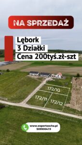 Działki budowlane w Lęborku ul. Na Stoku (Pułaskiego)