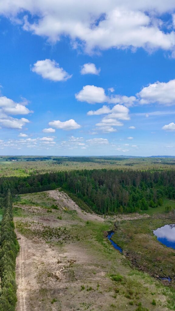DZIAŁKA 109/10 ZAKRZEWO (gm. Linia) blisko JEZIORO